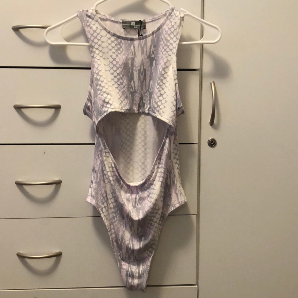 Snake print bodysuit!